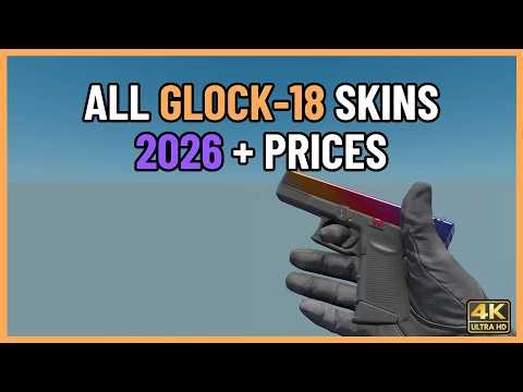 All Glock-18 Skins + prices 2026 | CS2 In-Game [4K]