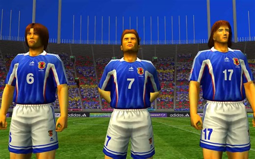 PS2实况足球系列第一作《实况足球2000》模拟器测试