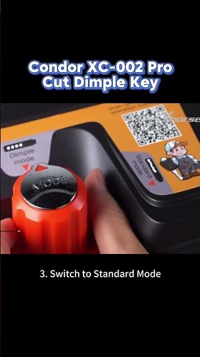 How to Cut Dimple Key with Xhorse Condor XC-002 Pro- VVDISHOP