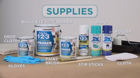 Zinsser Bulls Eye 1-2-3 1 Gal. White Water-Based Interior/Exterior Primer and Sealer 2001