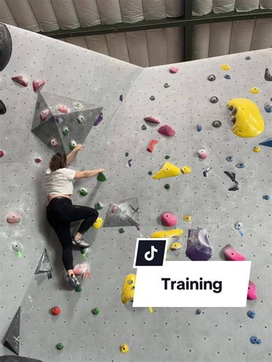 My new favorite route to rep and practice body and foot placement techniques on #goals #girlswhoclimb #plasticrocks #climbergirls #2025climbing #boulderingvideos #climbingtiktok #climbinglife #boulderinglife