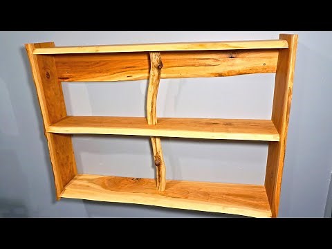 How to Build a Live Edge Shelving Unit