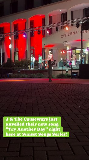 1.2K views | J & The Causeways just unveiled their new song, “Try Another Day,” right here at Sunset Songs Series! | City of Ocala - Government | Facebook