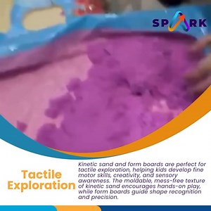 Tactile exploration is a fun and engaging way to develop fine motor skills, creativity, and sensory awareness, and kinetic sand combined with form boards is the perfect tool for this! The moldable, mess-free texture of kinetic sand encourages hands-on play, while form boards—featuring patterns or shapes—help guide creativity, improve shape recognition, and promote precision in molding. This dynamic combination not only strengthens fine motor skills but also provides a calming, therapeutic experi