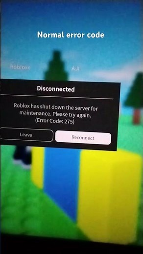 the most dangerous errors code Vs normal error code in roblox #roblox #rblx #robloxerror
