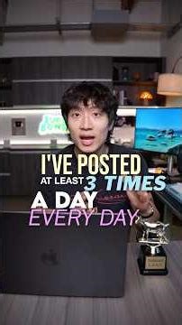 you’re never gonna compete in content unless you post multiple times a day. batch your videos.