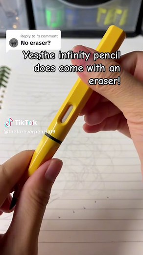 The Ultimate Infinity Pencil with Eraser