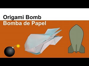how to Make an Origami Paper Nuclear Bomb 💣DIY War Toys - Cómo hacer una Bomba de Papel, Juguetes