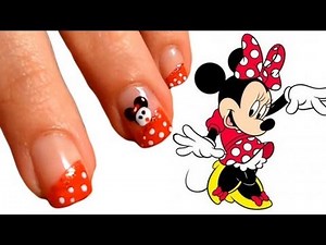 Minnie Mouse Nail Art