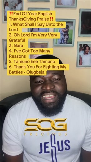 End Of Year English Thanksgiving Praise SetList 🙌🏾 Let’s Go! #Fyp #gospelmusic #praise #ghanapraise #2025