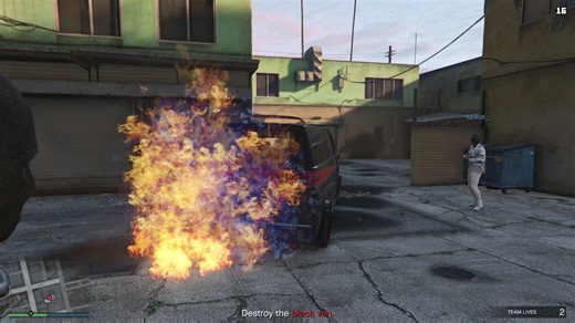 傻逼R星给厢型车改了伊玛尼装甲板