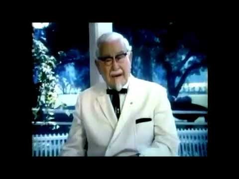 Kentucky Fried Chicken Colonel Talks TV Commercial 1971