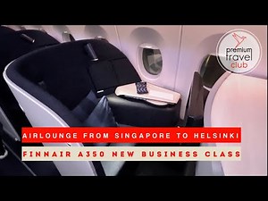 Finnair new business class on Airbus A350: the AirLounge no recline business class seat