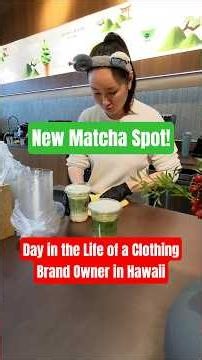 New Matcha Spot in Hawaii: Maruwu Seicha