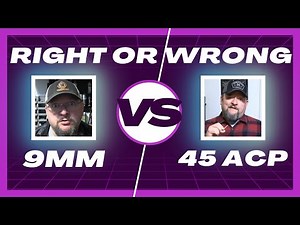 SETTLING The Every Day Carry Caliber Debate. 45acp vs 9mm