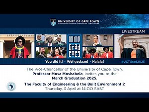 Faculty of Engineering & the Built Environment graduation ceremony 2 – Autumn 2025