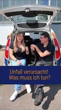 🚗 Unfall verursacht – Was tun? #kfz #autounfall #checkliste