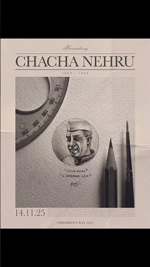 Remembering—“𝐂𝐇𝐀𝐂𝐇𝐀 𝐍𝐄𝐇𝐑𝐔”🌹 | 20 x 20 mm, watercolor on paper.