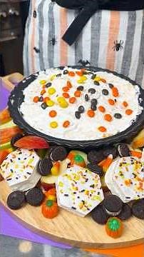 Easy Fall no bake treat! #easyrecipes #dessert #halloween