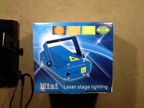 Inside a laser star effect projector and mods.