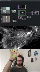 Interactive Visual | Audio Reactive · Hand Controlled