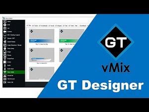 vMix | Import Titles From Photoshop To GT Designer