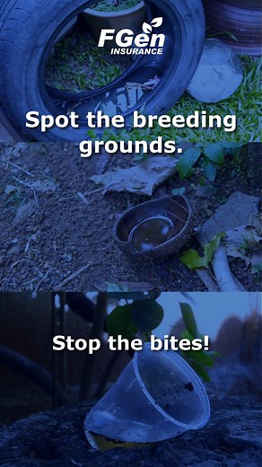 Small puddles, big risks! ️烈 Prevent dengue and other mosquito-borne diseases by keeping your surroundings clean and dry and don’t forget to add an extra layer of safety with FGen’s Mosquitronella Insurance. Because real protection means being ready before the bite happens.   Learn more at fgeninsurance.com/mosquitronella #FGenInsurance #Mosquitronella #BiteFreeProtection #StayProtected #FGenCares #DenguePrevention | Fortune General Insurance Corporation | Facebook