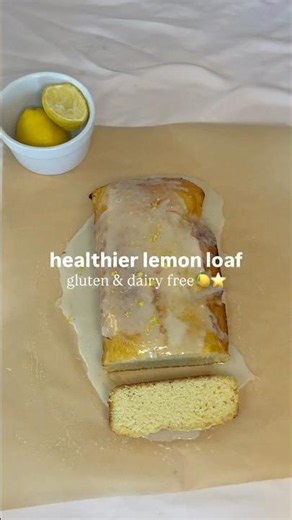 the best lemon loaf⭐️ #lemonloaf #glutenfree #dairyfree #refinedsugarfree #lemon