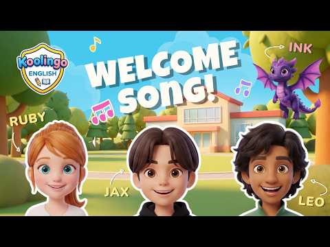 Welcome Song for Kids 🐉 Learn English with Koolingo! (Fun 3D Animation)