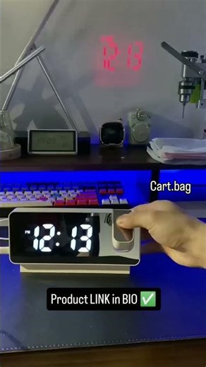 Stylish LED Digital Alarm Clock #amazonfinds #homeaccessory #giftideas #roomdecor