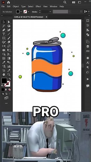Beginner vs Pro Artist | Adobe Illustrator