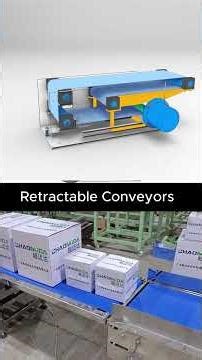 Retractable Conveyor #machine #transfer