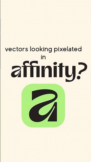Pixelated Vectors in the New Affinity App? Try This! #affinity