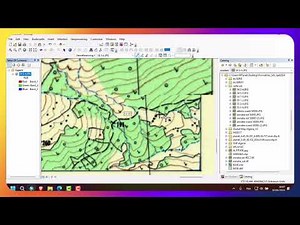 Topographic Map Mosaic: A Complete Guide with ArcGIS. From Beginner to Expert