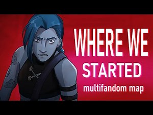 Multifandom map - Where We Started