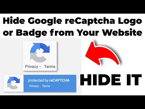 How to Hide Google reCAPTCHA Logo or Badge from Your Website Without a Plugin