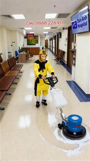 Làm sạch sàn ✨ Máy chà sàn Kewin ✅ #maychasan #floorscrubber #maychasankewin #maychasancongnghiep