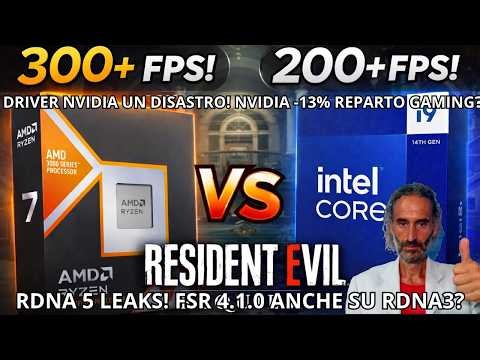 DRIVER NVIDIA DISASTROSI?😱 AMD Le suona ad INTEL e LEAK RDNA 5 ed fsr 4.1.0 anche per RDNA3?