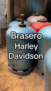 Magnifique Brasero, de terrasse sur le thème Harley-Davidson, réalisé à partir d’une vieille Bouteille de gaz par Falko créations #harleydavidson #brasero #astuce #us #decoration #troesnes #artistefrancais #Falko #bouteilledegaz #MC #magnifique | Falko Luc Richard