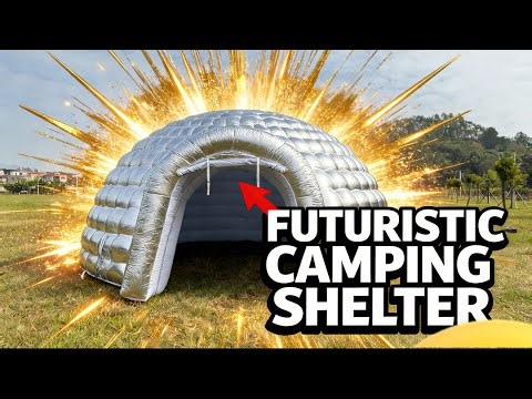 Setting Up a Dome Tent… The Final Look Is INSANE 😳