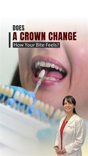 Does a Dental Crown Change Your Bite? Tooth crown bite adjustment