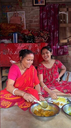 অনেকদিন পর বাপের বাড়িতে গিয়ে মা আমার জন্য কি কি রান্না করলো?😱😍 #shorts #minivlog