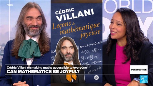 'Lessons in joyful mathematics' with French mathematician Cédric Villani