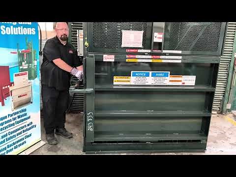 PTR Baler and Compactor - Baler with Auto Eject Feature Safety Video