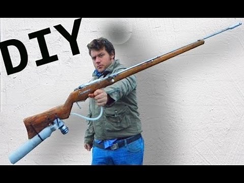 Home Made Air Rifle Complete TUTORIAL and QEV valve