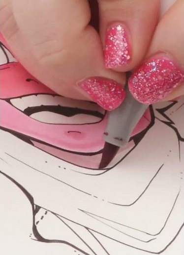 Drawing Teen Sprig from Amphibia