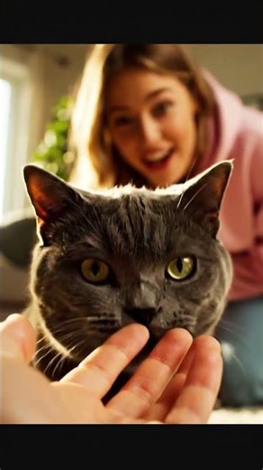 Cat Escapes Owner! 😹 | Funny Chase in 24 Seconds