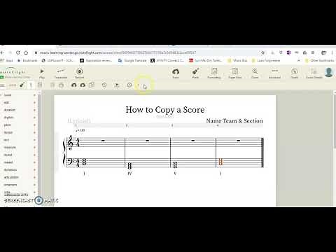 How to Make a Copy of a Score in Noteflight