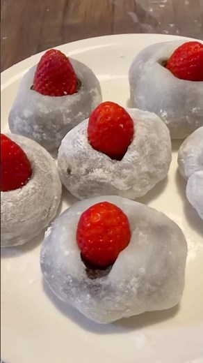 とびでたいちご大福のいちごの飾り方
