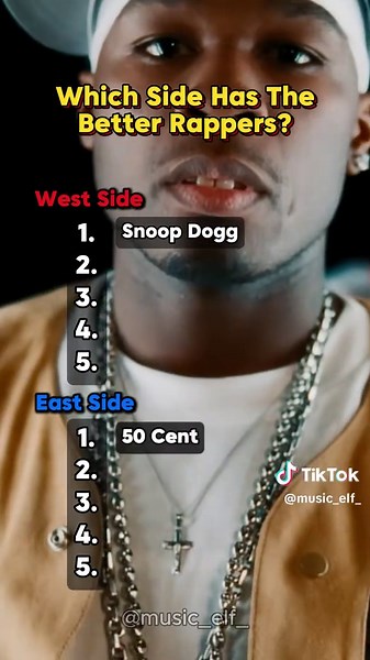 East Side vs West Side Rappers: A Musical Showdown